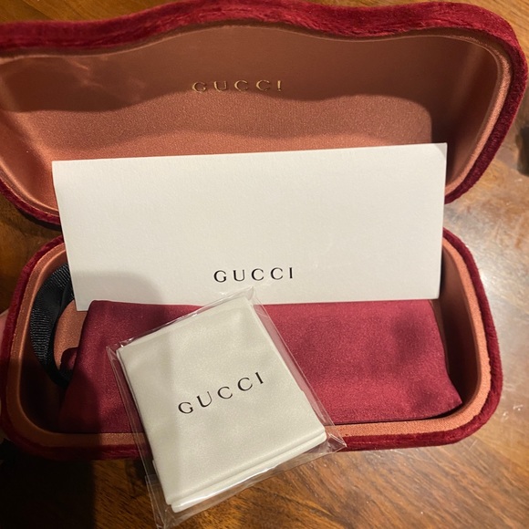 Gucci Logo Sunglasses with Havana Frame And Green Lenses, 56mm - GG1175SK-004 - Picture 3 of 3